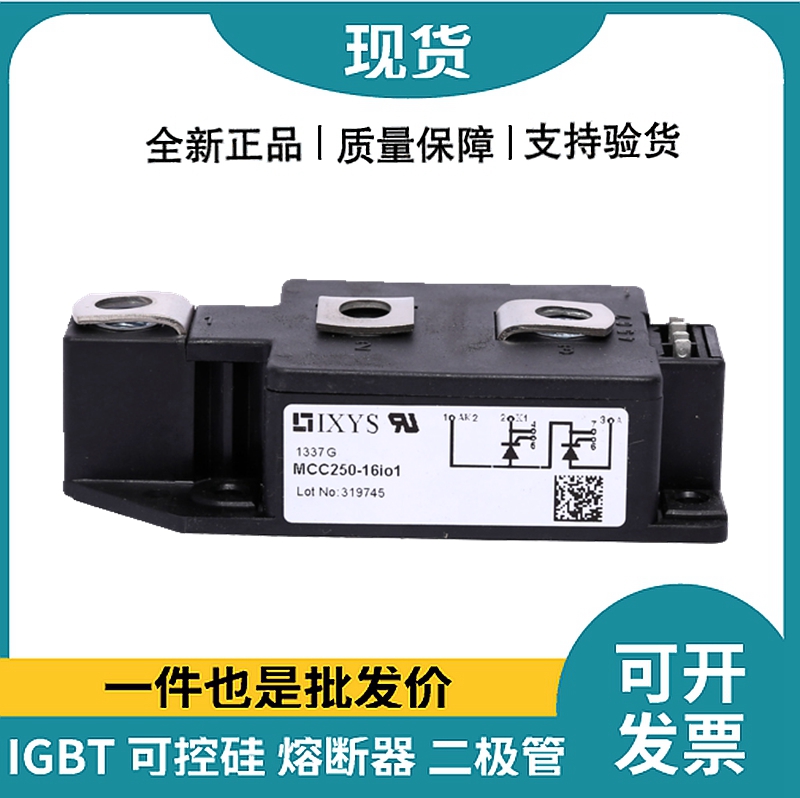 艾賽斯IXYS 功率晶閘管可控硅模塊 MCC250-16IO1