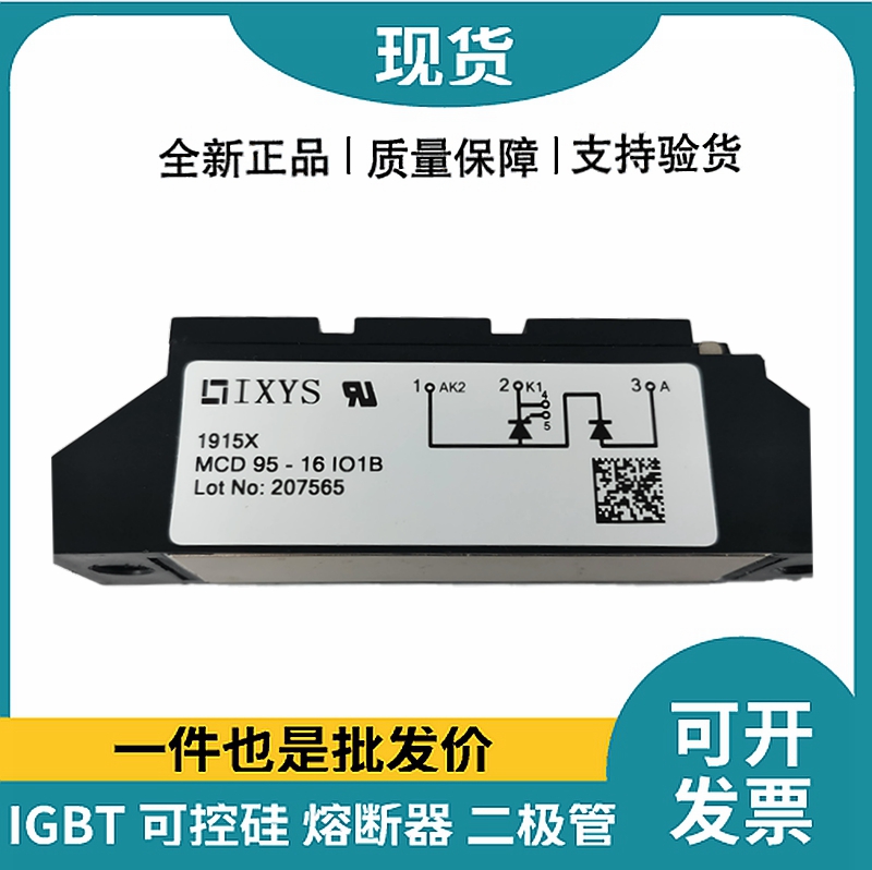 艾賽斯IXYS 功率晶閘管可控硅模塊 MCD95-16IO1B
