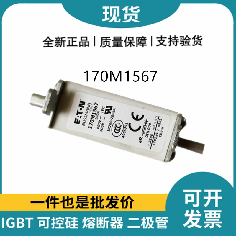 巴斯曼BUSSMANN低壓快速熔斷器 170M1567