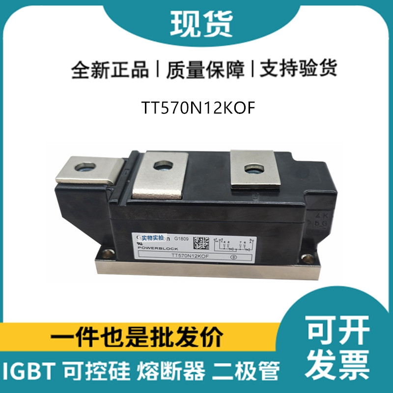 英飛凌Infineon可控硅功率晶閘管模塊 TT570N12KOF
