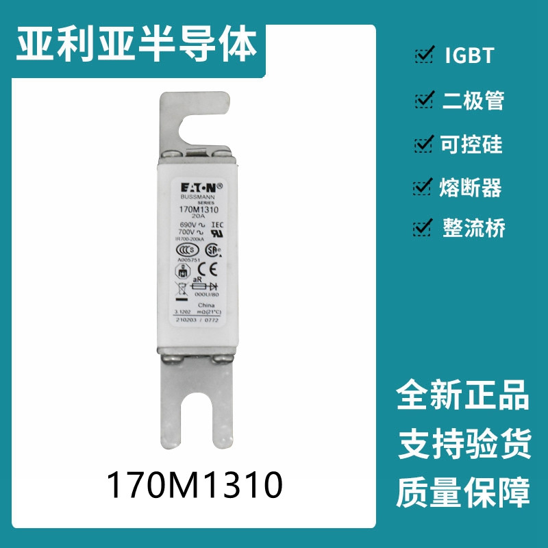 巴斯曼BUSSMANN低壓快速熔斷器 170M1310