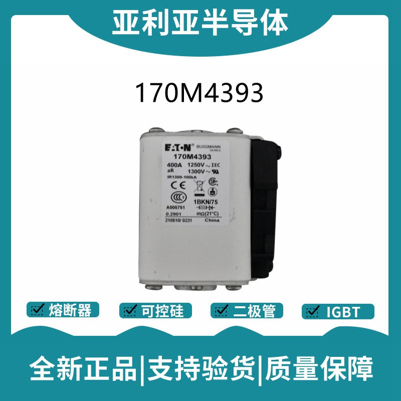 巴斯曼BUSSMANN低壓快速熔斷器 170M4393