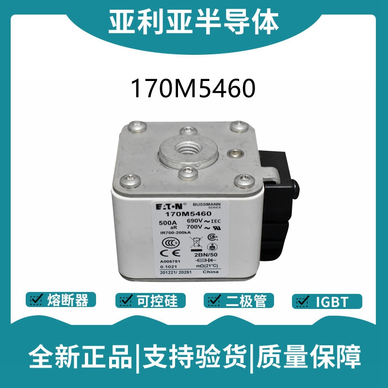 巴斯曼BUSSMANN低壓快速熔斷器 170M5460